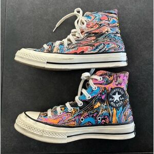 women’s converse chuck 70 high marble size 7.5